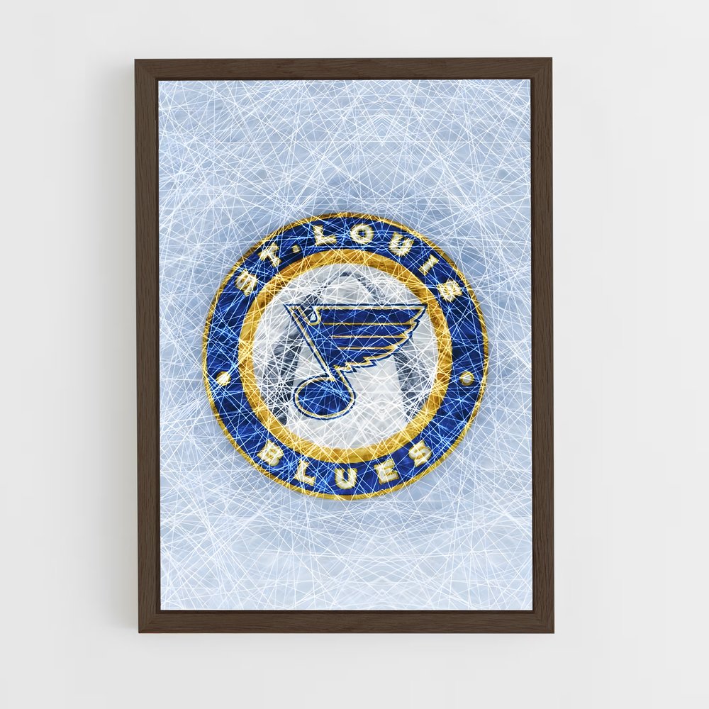 Poster Blues et Lumières – affiche Hockey sur glace (vue 5)